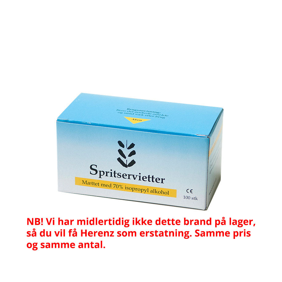 Sharpline Spritservietter (100 stk) (70%)