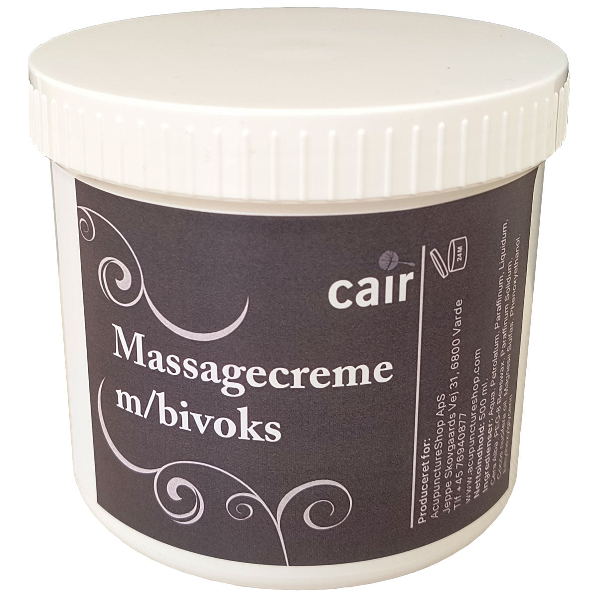CAIR Massagecreme m/bivoks 500ml