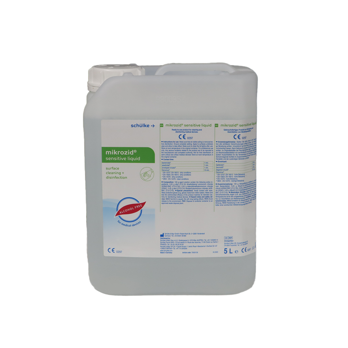 Mikrozid Sensitiv 5 liter